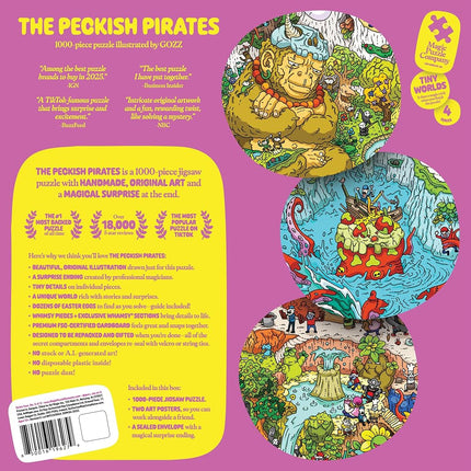 The Peckish Pirates • 1000-Piece Jigsaw Puzzle from The Magic Puzzle Company • Series Four