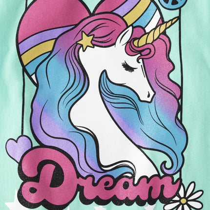 The Children's Place Girls' Kindness, Love, Equality Short Sleeve Graphic T-Shirts,multipacks, Skate/Butterfly/Dream/Be Kind, X-Large