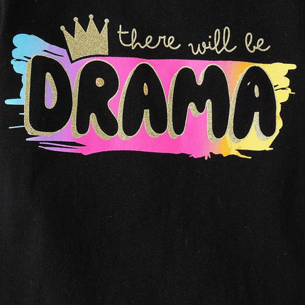 The Children's Place Lot de 2 t-shirts à manches courtes avec motif Dream Girl pour bébé fille, lot de 3 bodys motif Drama/Girl Words/Gummy Bears, 12-18 mois