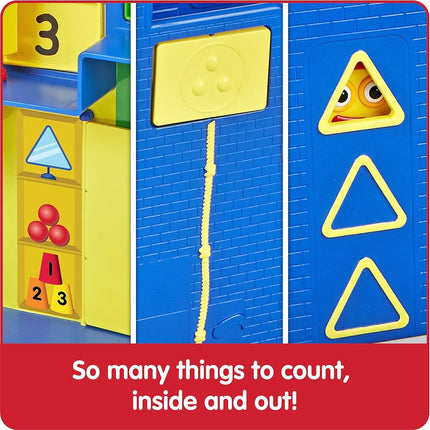 hand2mind Numberblocks Step Squad Mission Headquarters Figure Set for Game, Action Figure Game, Digital Toys, Math for Kids, Birthday Gifts for Kids