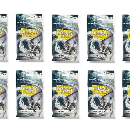 Dragon Shield 100 Standard Size Clear Perfect Fit 