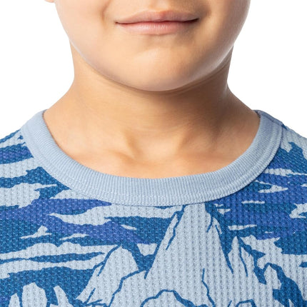 Fruit of the Loom Boys Premium Thermal Waffle Underwear Set, Rocky Range, 4-5