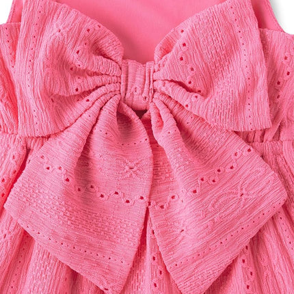 The Children's Place Girls' Casual Sleeveless Tiered Dresses, in the Pink, XX-Large