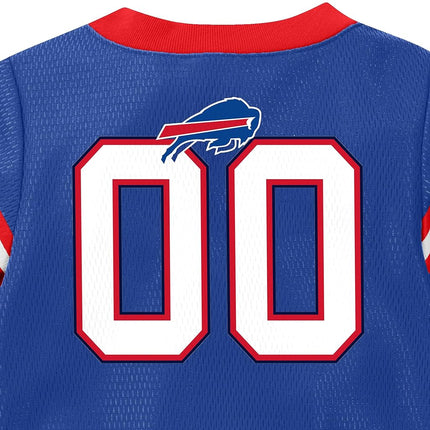 NFL Buffalo Bills Team Jersey Bodysuit, red/white/blue Buffalo Bills, 6-12 Months