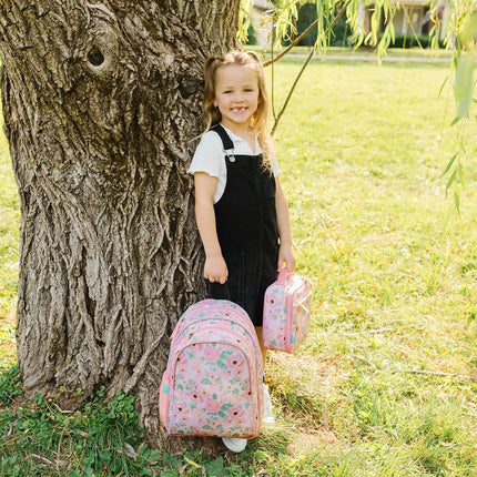 Wildkin JumpOff Jo Insulated Lunch Box – Durable, Reusable for Kids – Floral Watercolor