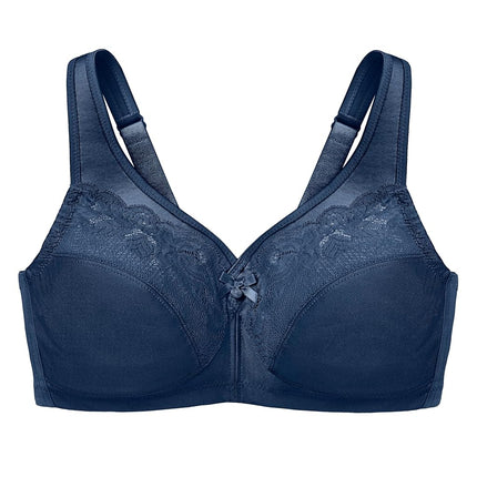 Glamorise MagicLift Minimizer Wirefree Bra 1003 (Women's & Women's Plus) Blue