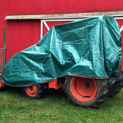 Dry Top Medium Duty Tarp, Polyethylene (PE), Brown/Green, 10 Ft x 20 Ft (7-Mil)