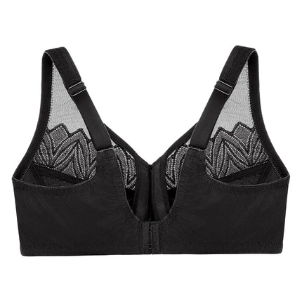 Glamorise Wonderwire Minimizer Underwire Bra 9003 (Women's & Women's Plus) Black