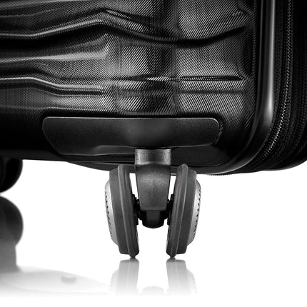 Samsonite Stryde 2 Hardside Expandable Luggage with Spinners, Stealth Black, M Glider, Stryde 2 Hardside Expandable Luggage with Spinners