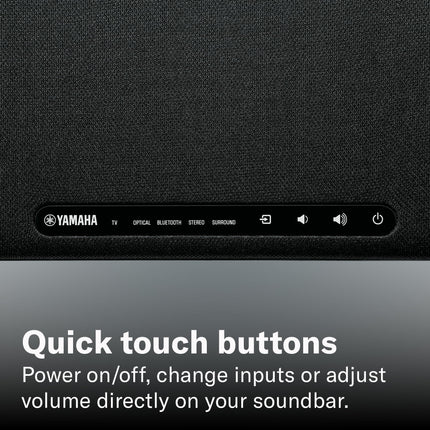 Barra de sonido Yamaha SR-B20A con subwoofers integrados y Bluetooth
