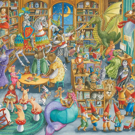 Ravensburger Midnight at The Library 1000 Piece Jigsaw Puzzle for Adults - 12000489 - Handcrafted Tooling, Made in Germany, Every Piece Fits Together Perfectly
