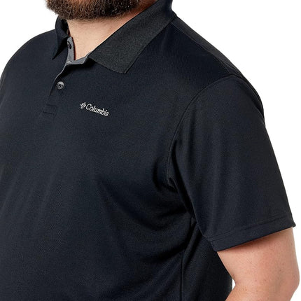 Columbia Men's Utilizer Polo Polo Shirt, Black, Size XL