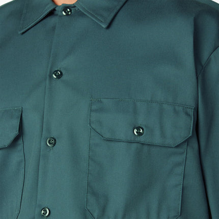 Chemise de travail Dickies pour homme à manches longues, vert Lincoln, XX-Large