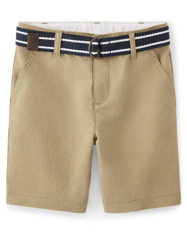 Gymboree Boys' and Toddler Belted Chino Shorts, Ta