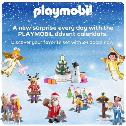PLAYMOBIL - Horses Of Waterfall - Christmas Baking in The Riding Café - Advent Calendar for Horse Fans - with Daily Surprises and Accessories - Excellent Gift for Children Aged 4 and Over - 71952