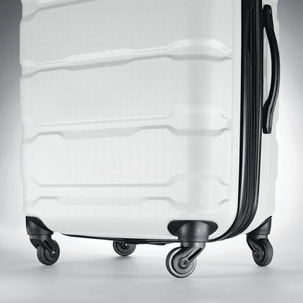Samsonite Omni PC Hardside Expandable Luggage with Spinner Wheels, White, 2-Piece Set (20/24)