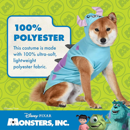 Disney for Pets Halloween Monsters Inc. Sulley Dog Costume - Officially Licensed Halloween Pet Costumes for Dogs, Size Small