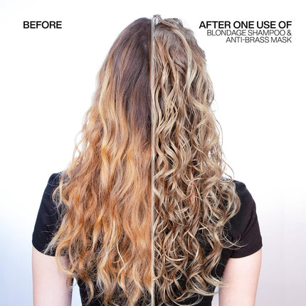 REDKEN | Color Extend Blondage | Express Anti-Brass Mask | For Blonde Hair | Ultra-Violet Pigment | Neutralises Brassiness | 250ml
