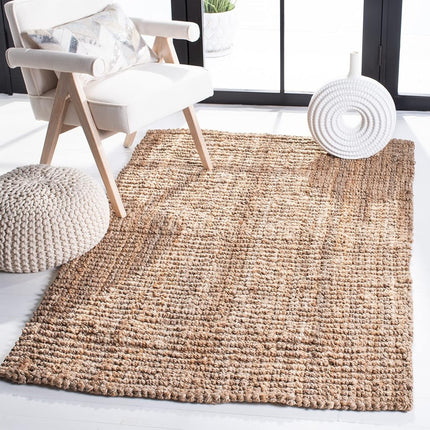 Safavieh Natural Fiber Indoor Hand Made Rectangle Area Rug, Natural Fiber Collection, NF447, in Natural, 91 X 152 cm for Living Room, Bedroom or Any Indoor Space