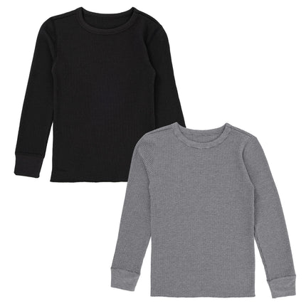 Fruit of the Loom Boys' Premium 2-Pack Thermal Waf