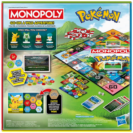Monopoly Pokémon Edition Board Game | Ages 8 and Up | 2 to 4 Players | Kids Games for Pokémon Fans | Fun Family Games| 45 Mins. Avg. [video game]