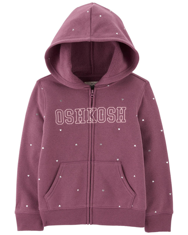 OshKosh B'Gosh Baby Girls' Logo Hoodie Hooded Swea