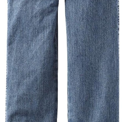 Wrangler Boys' Cowboy Cut Jean de ajuste relajado, denim sutilmente desgastado, 8 Slim