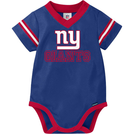 Body de camiseta de los New York Giants de la NFL, rojo/blanco/azul New York Giants, 3-6 meses