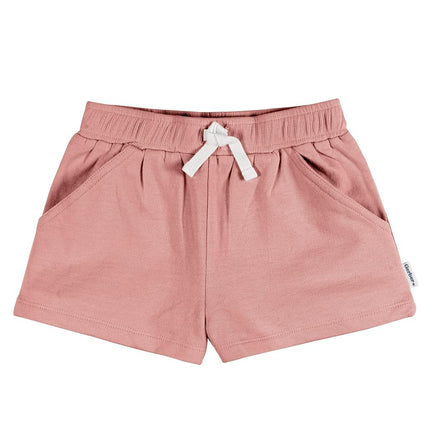 Gerber Baby-Girls Paquete de 3 shorts de punto, Rosa, 3T