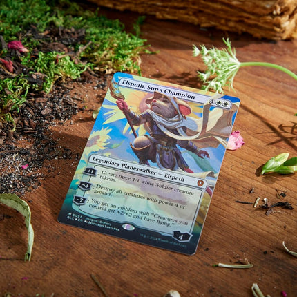 Magic: The Gathering Bloomburrow Commander Deck - Family Matters (100-Card Deck, 2-Card Collector Booster Sample Pack + Accessories) (English Version)