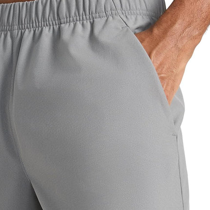 Reebok Apparel Men's Jumpstart 8” Short, Standard Fit, Lightweight Poly Fabric, Grey, Small