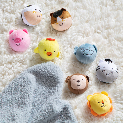 Lot de 2 jouets pour bébés et tout-petits Melissa & Doug Rollables Safari et Animaux de la ferme