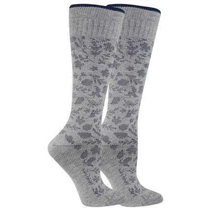 Dr. Scholl's Women's Graduated Compression, Gray/Blue, 4-10