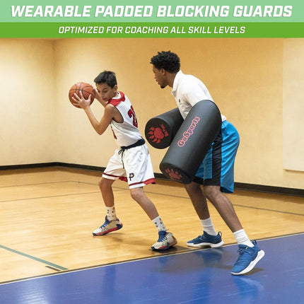 GoSports Big Paws Padded Arm Blocking Guards - 2 Pack, Basketball, Football, LAX, MMA Training