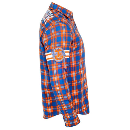 Camisa de franela básica con el logotipo de los New York Knicks, talla S