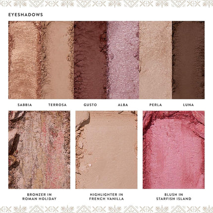 LAURA GELLER NEW YORK The Best of the Best Baked Starter Palette - Tuscan Dreams - Full Size - Includes Bronzer, Blush, Highlighter and 6 Eyeshadows - Travel-Friendly