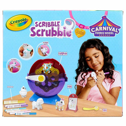 Crayola Scribble Scrubbie Pets Carnival Playset, Pet Grooming Toy, Animal Toys for Girls & Boys, Gift for Kids, Ages 3+