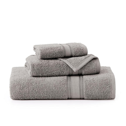 LANE LINEN 6 Piece Ultra Thick & Absorbent Bath Towel Set — 100% Soft Cotton — 2 Bath Towels, 2 Hand Towels, 2 Face Towels — Quick Dry, Hotel Quality (Blue)