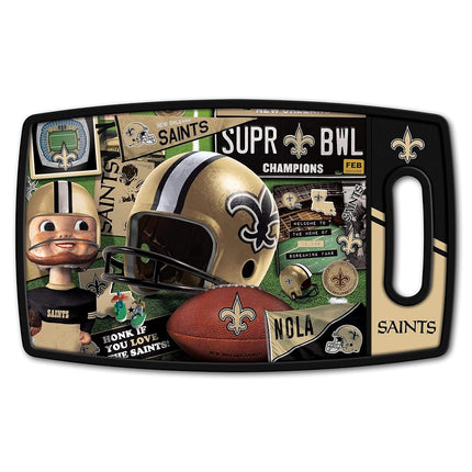 YouTheFan NFL New Orleans Saints – Planche à découper style rétro
