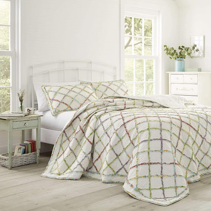 Laura Ashley Home Ruffle Garden Collection Quilt-1