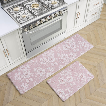 Laura Ashley - Anti-Fatigue Kitchen Mat, Iris Flor