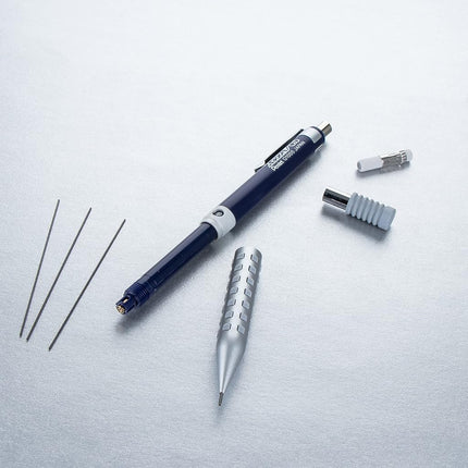 Pentel Smash Drafting Mechanical Pencil (0.5mm) - Special Edition Silver and Navy w/Tube