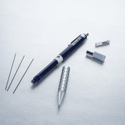 Pentel Smash Drafting Mechanical Pencil (0.5mm) - Special Edition Silver and Navy w/Tube