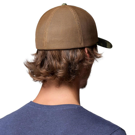 Columbia Unisex-Adult Mesh Ball Cap, Antique Moss/Delta/Greenscape Geo Fern, S