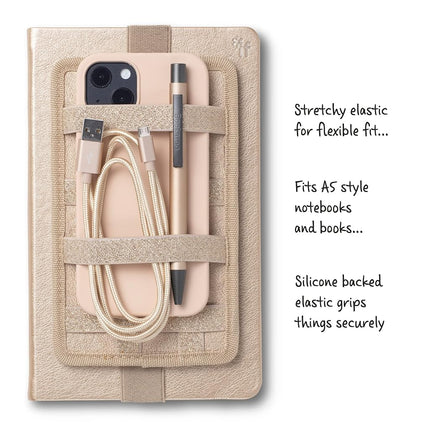 IF Bookaroo Notebook Tidy - Gold