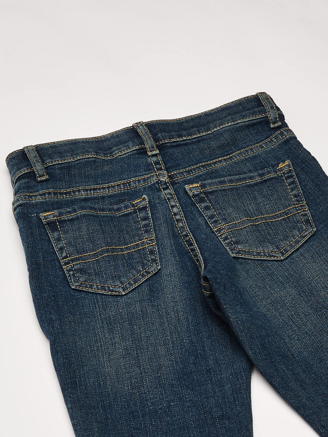 The Children's Place Big Boys' Straight Leg Denim Pant, Agedindigo, 4
