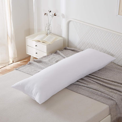 Oreiller corporel moelleux Acanva pour adultes et femmes enceintes, oreiller long et doux pour les dormeurs latéraux