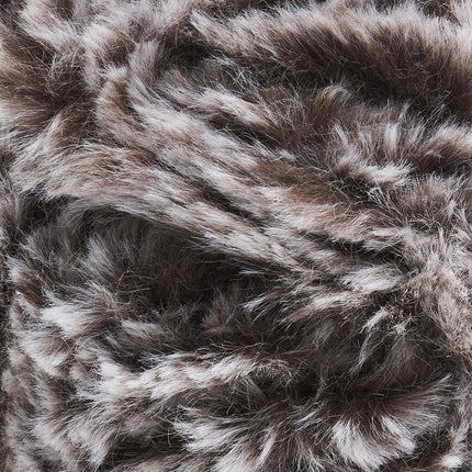 Lion Brand Yarn Go for Faux, Bulky Faux Fur Yarn for Knitting, Crochet, and Crafts, Bear, 1 Pack