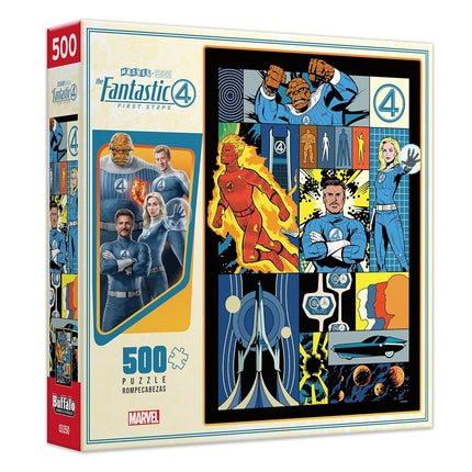 Ceaco - Marvel - Fantastic Four - 500 Piece Puzzle - Challenging Puzzle Perfect for Game Nights - Finished Size is 21.25 x 15