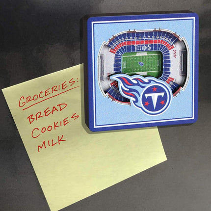 YouTheFan NFL Tennessee Titans 3D StadiumView Magnets - Nissan Stadium